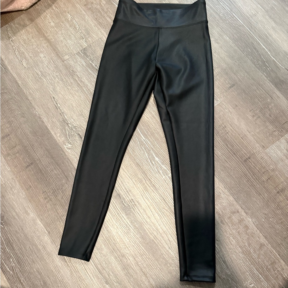 Express Black Faux Leather Leggings